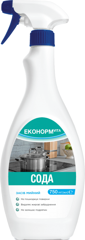 Засіб мийний «ЕконормVITA Сода» 750мл